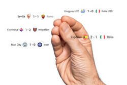 Enlace a La manita italiana de derrotas