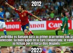 Enlace a Jordi Alba cierra el círculo