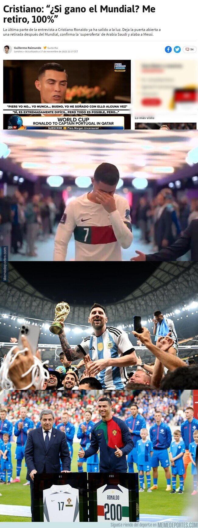 1190991 - De aquí en adelante, cada vez que Cristiano juegue un partido de fútbol, recuerda el motivo detrás.