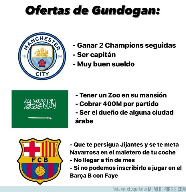 1190995 - El Barça seduce a Gundogan