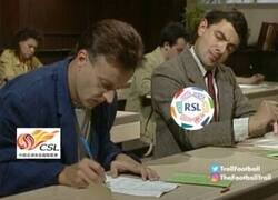 Enlace a La liga de Arabia copiando a la liga china