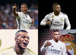 Enlace a 7 años de photoshop con Mbappé. ¿Cual le quedó mejor?