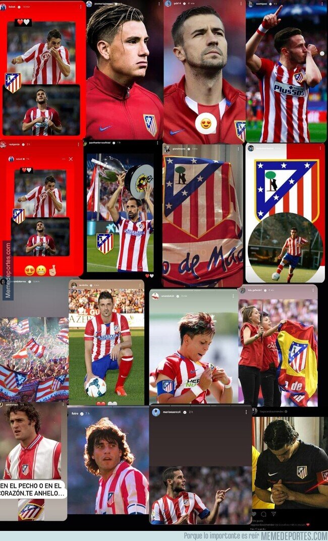 1191101 - El Atleti hará plebiscito entre los socios para volver a usar el escudo anterior. Algunos jugadores lo tienen claro: