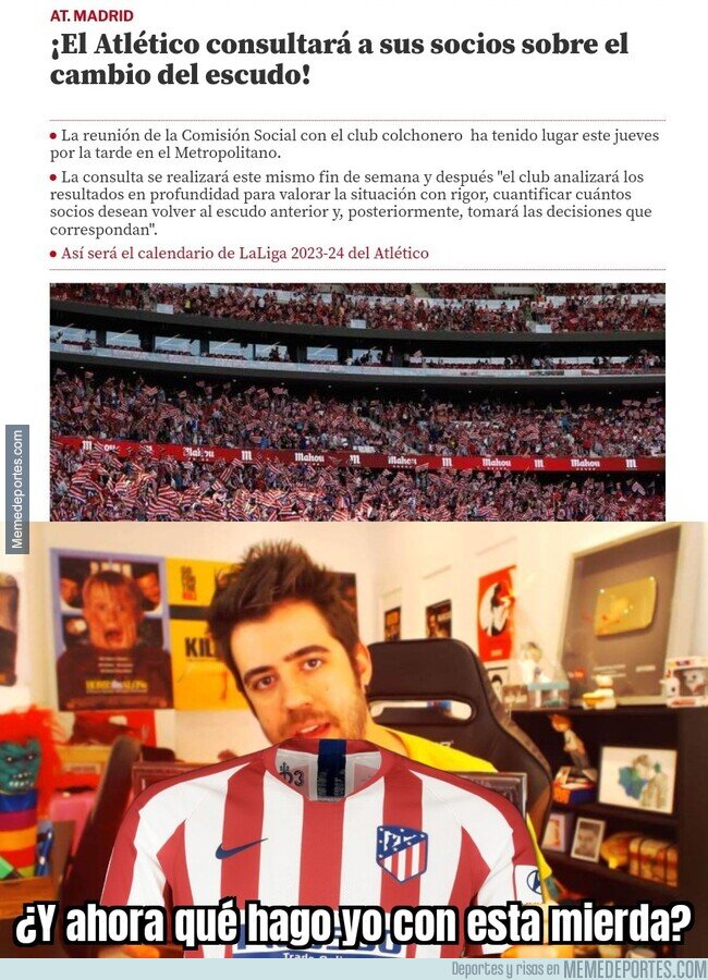 1191122 - Los que habían comprado camisetas con el nuevo escudo estarán contentos