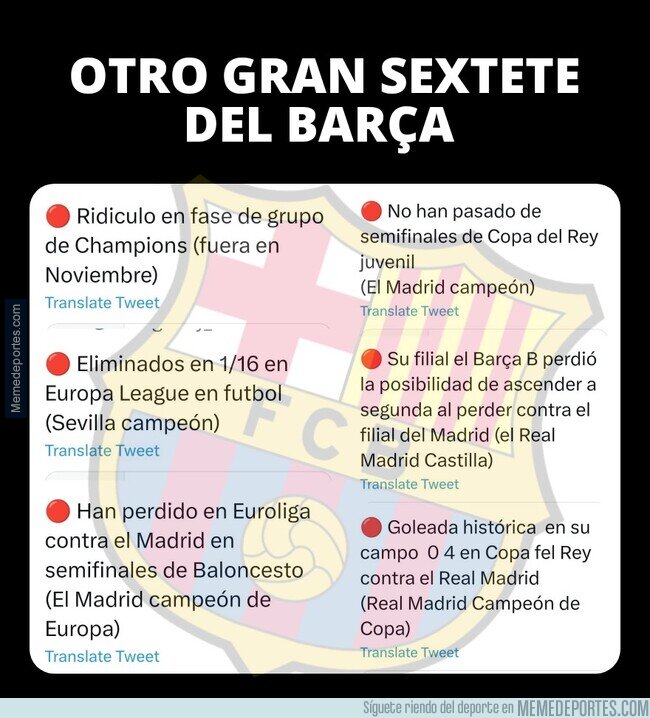 1191131 - Otro gran SEXTETE. del Barça