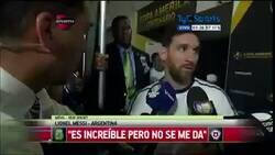 Enlace a Hace 7 años Messi anunció su retiro de la selección tras una cuarta final consecutiva perdida.