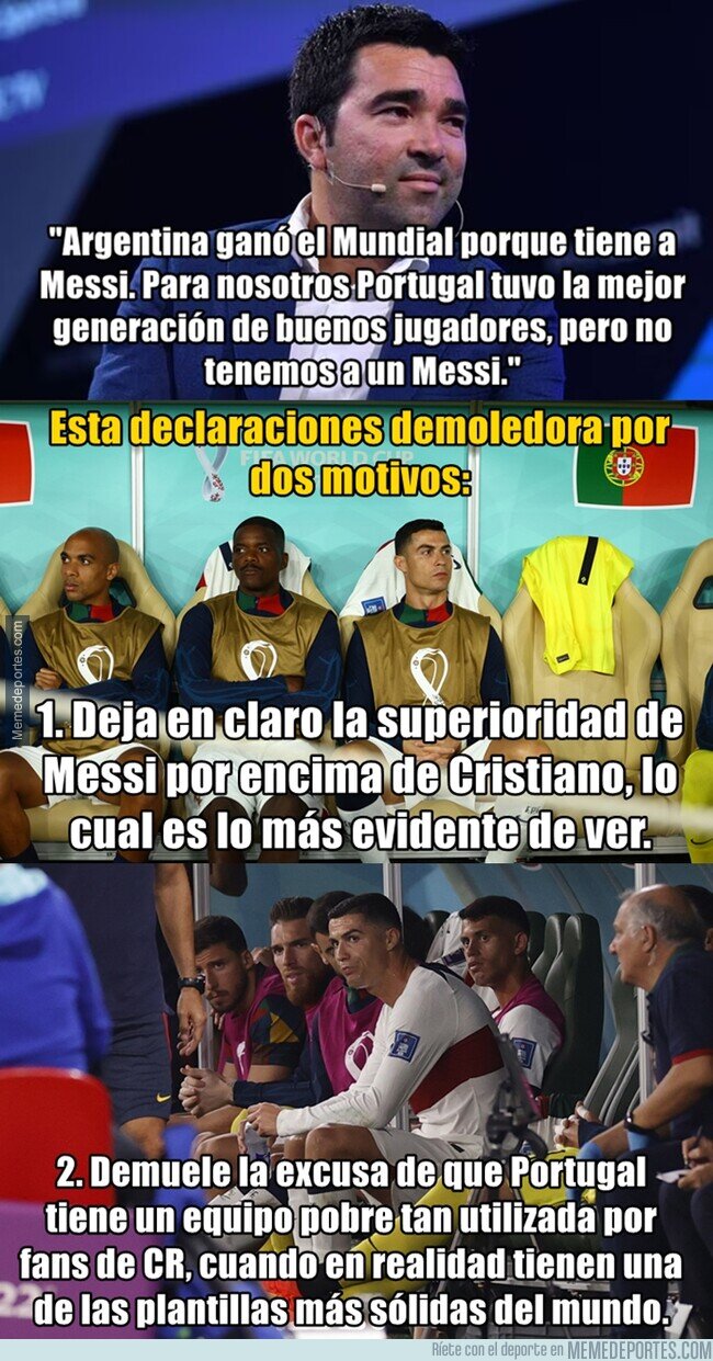 1191616 - Deco destroza dos argumentos muy recurrentes en el fandom de Cristiano