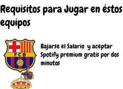 Enlace a Requisitos de fichaje