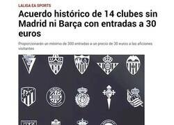 Enlace a Mientras tanto, Barça y Real Madrid...
