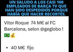Enlace a Los pagos con lo que se ahorran Barça TV