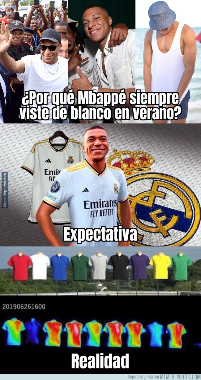 1192117 - ¿Por qué Mbappé siempre viste de blanco?