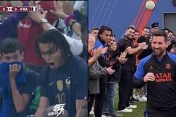 Enlace a Cuando al hermano de Mbappé le tocó hacerle un pasillo a Messi campeón del mundo