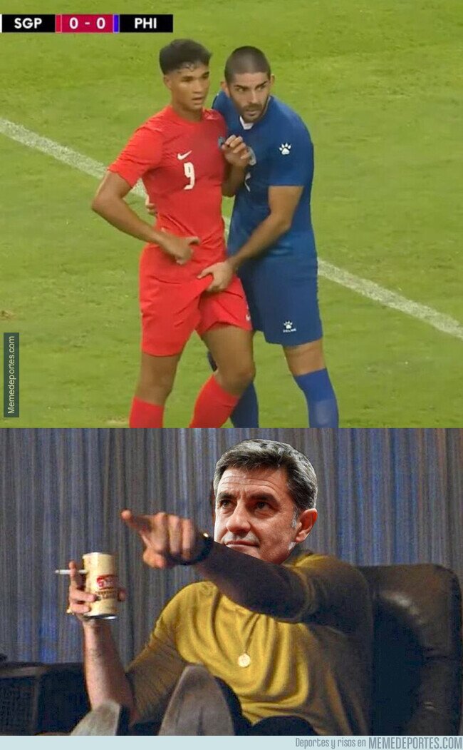 1192242 - Agarrón sin balón de por medio