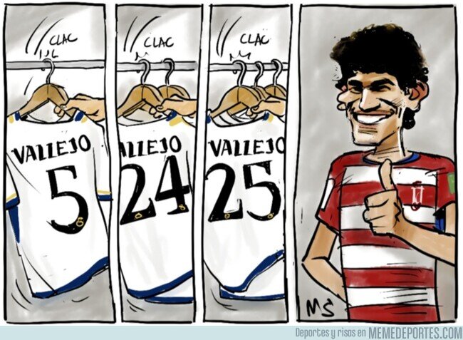 1192298 - El último cambio de camiseta para Vallejo