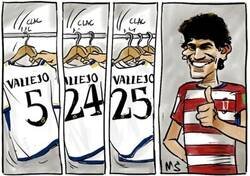 Enlace a El último cambio de camiseta para Vallejo