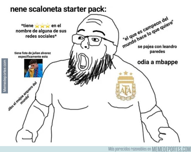 1192642 - Fan de la Scaloneta Starter Pack