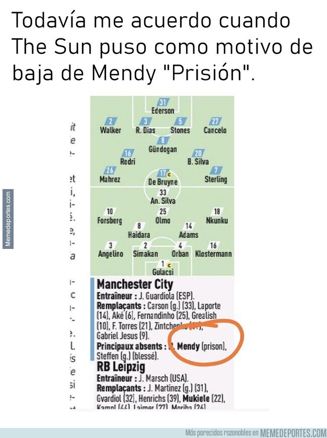 1192807 - Recordemos como era tratado Mendy