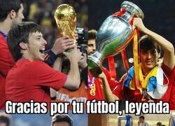 Enlace a Se retira la magia, se retira David Silva