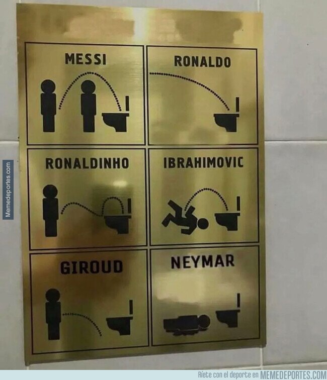 1193014 - Cracks del fútbol en el baño