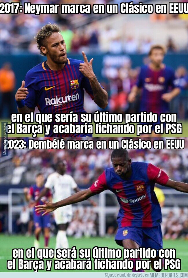 1193180 - Neymar y Dembélé, vidas paralelas