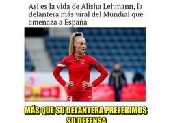 Enlace a Alisha Lehmann,la jugadora más viral.