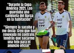 Enlace a Se cumple 2 años de la salida de Messi del Barça y el Kun reabre esa herida