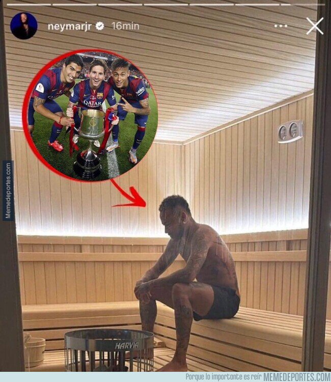 1193751 - A Neymar le da un ataque de nostalgia
