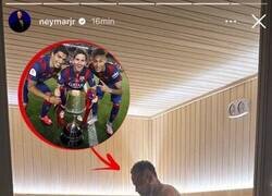 Enlace a A Neymar le da un ataque de nostalgia