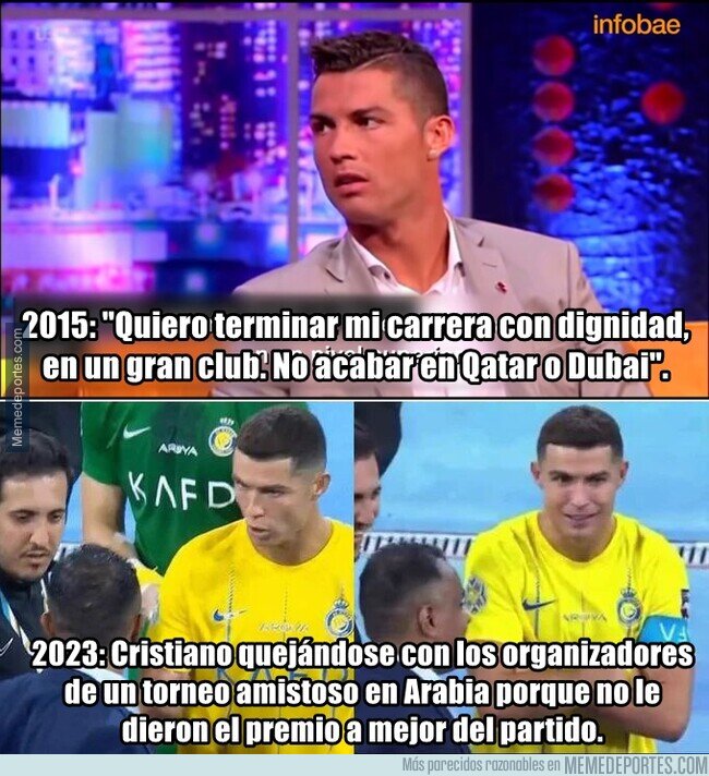 1193873 - Muéstrale esto al mismo Cristiano hace 8 años y se retira allí mismo