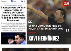 Enlace a ¿Cuándo Xavi se quedará contento?