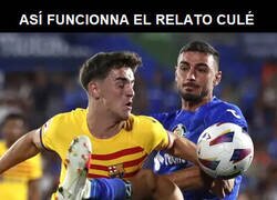 Enlace a Así es como un robo al Getafe termina siendo vendido como un Robo al Barcelona, te tienes que reír