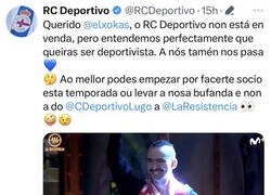 Enlace a Buena respuesta del Depor al Xokas