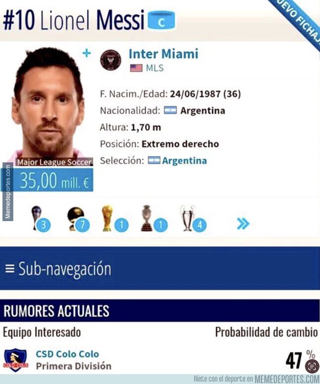 1194241 - ¿Messi al Colo Colo?