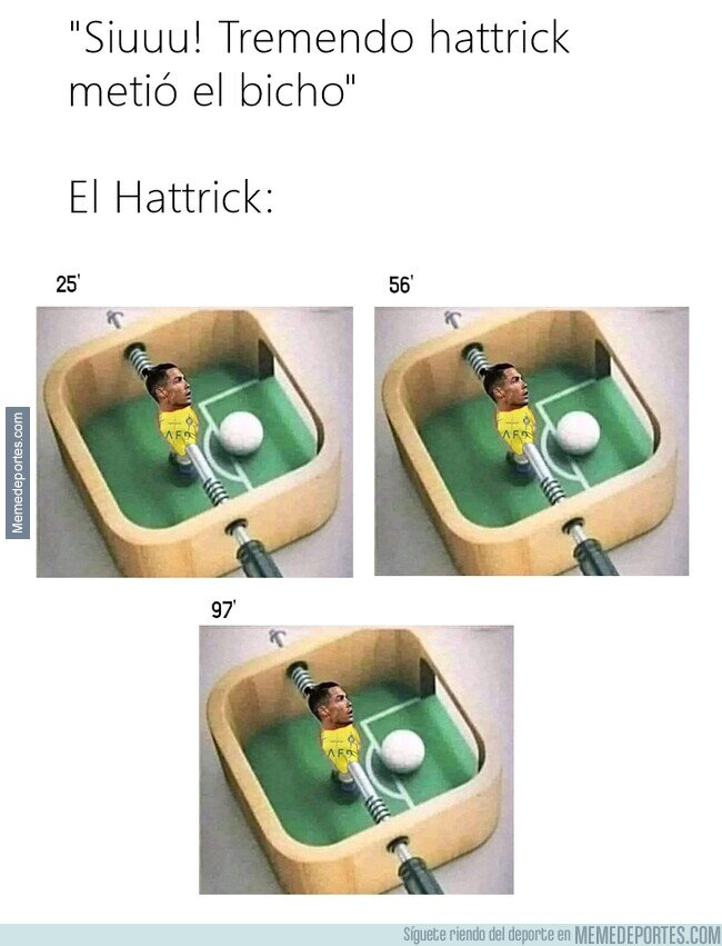 1194700 - El hattrick del Bicho