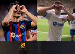 Enlace a Gavi le dedicó su gol a Pedri