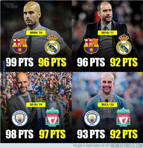 1194930 - Tremendo lo de Guardiola en las ligas