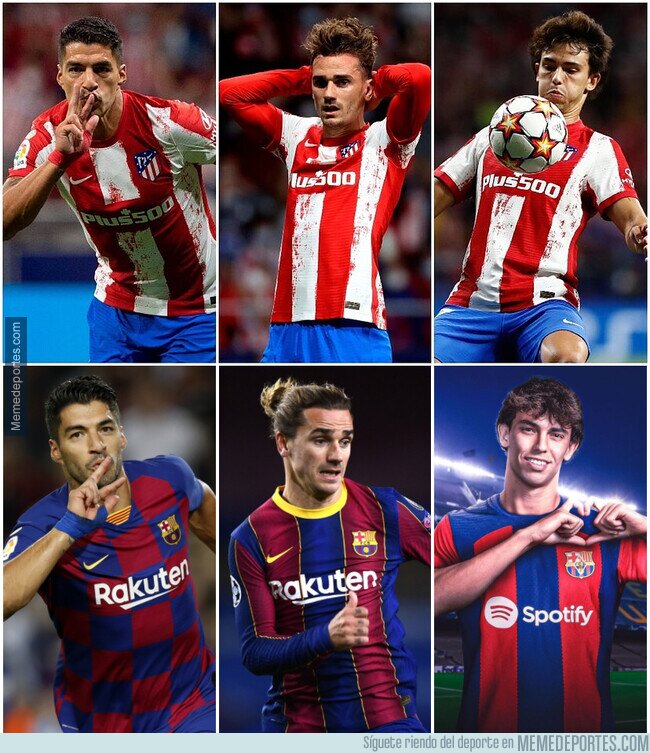 1195105 - Los atacantes que vistieron las camisetas de Barça y Atlético en los últimos años