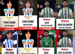 Enlace a 4 de 4 MVPs para Kubo e Isco