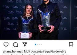 Enlace a La felicitación de Haaland a Aitana... ¡en catalán!