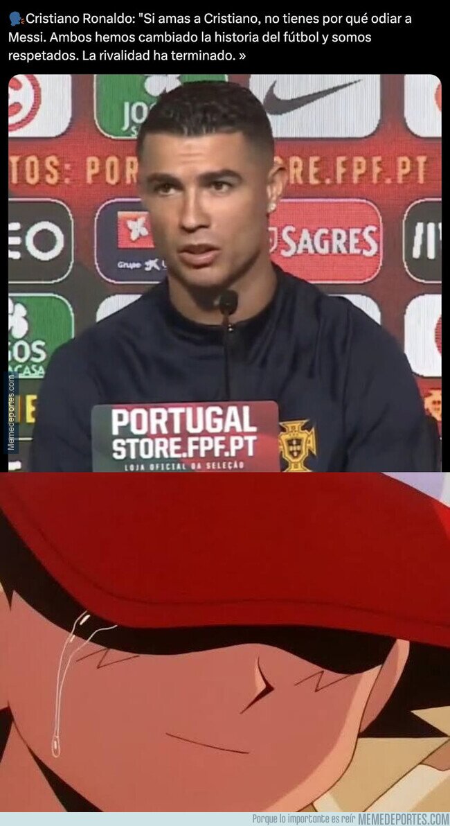 1195376 - Cristiano da por finalizada la rivalidad con Messi