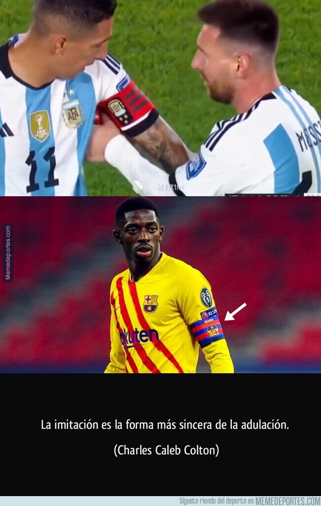 1195486 - Messi es dembelista. Prueba número uno