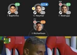 Enlace a El partido contra Bolivia quebró a Richarlison