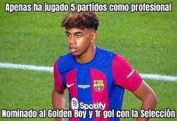 Enlace a Con Lamine todo va demasiado rápido