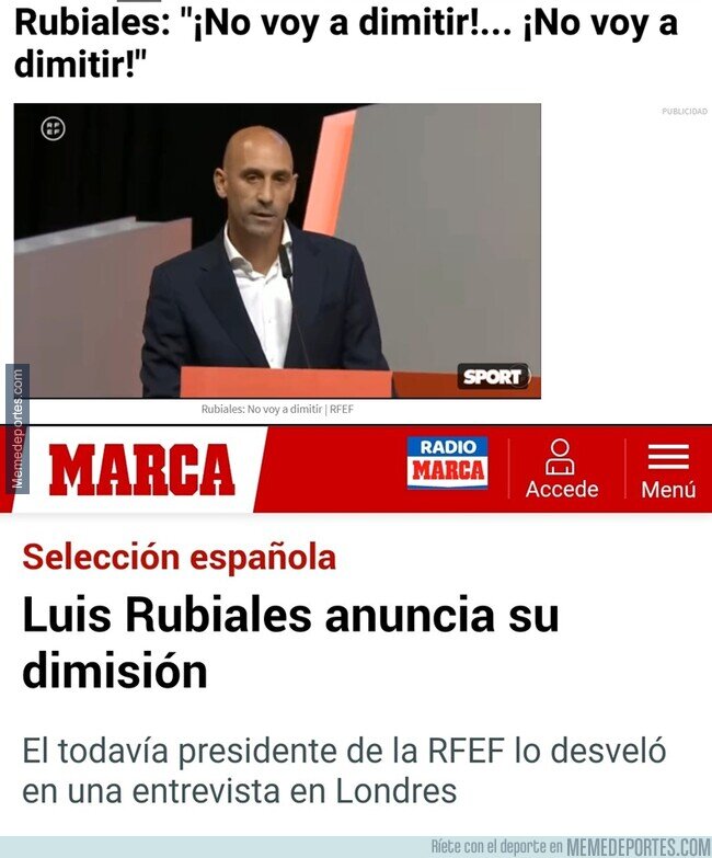 1195616 - 3 semanas de distancia entre una noticia y otra