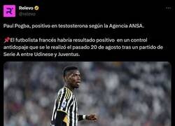 Enlace a Pogbá dió positivo en un doping para un partido que nisiquiera jugó.