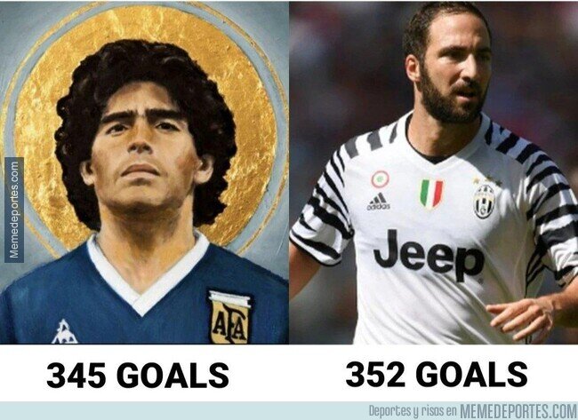 1195731 - Higuaín con el Marketing correcto sería considerado de lo mejor de la historia