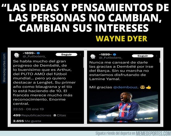 1195803 - Arthur, Lenglet y como cambiar de opinión en poco tiempo