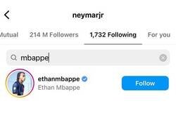 Enlace a Neymar sigue al hermano de Mbappé pero no a Kylian. Yo que se...