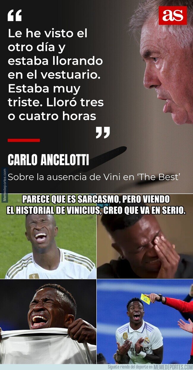 1195967 - ¿Lloró Vinicius por el The Best?