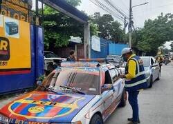 Enlace a La Xavineta siendo multada